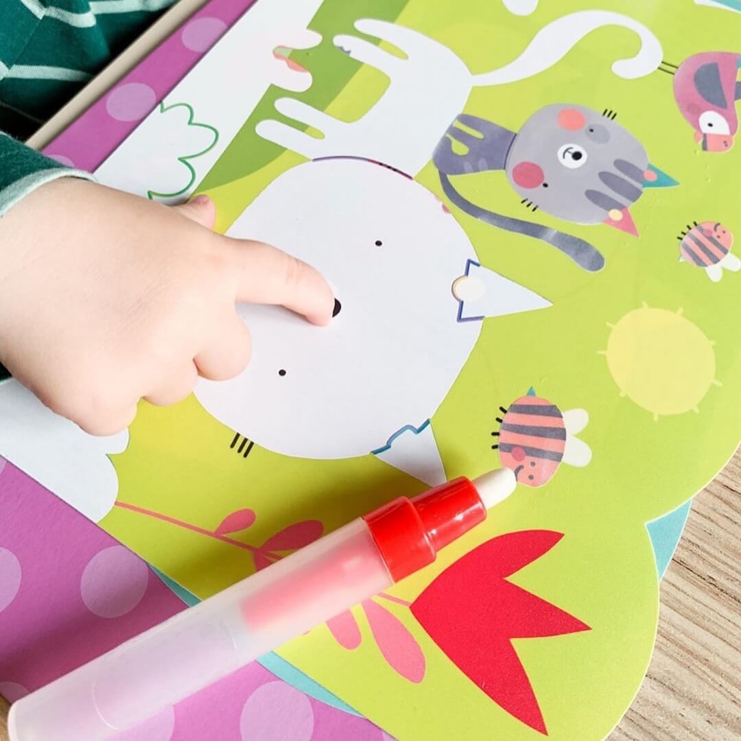 Coloriage à l'eau - Caché dans le jardin - Art & bricolage by Djeco