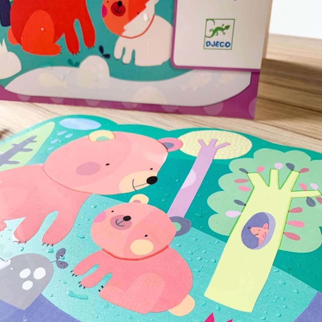 Coloriage à l'eau - Caché dans le jardin - Art & bricolage by Djeco