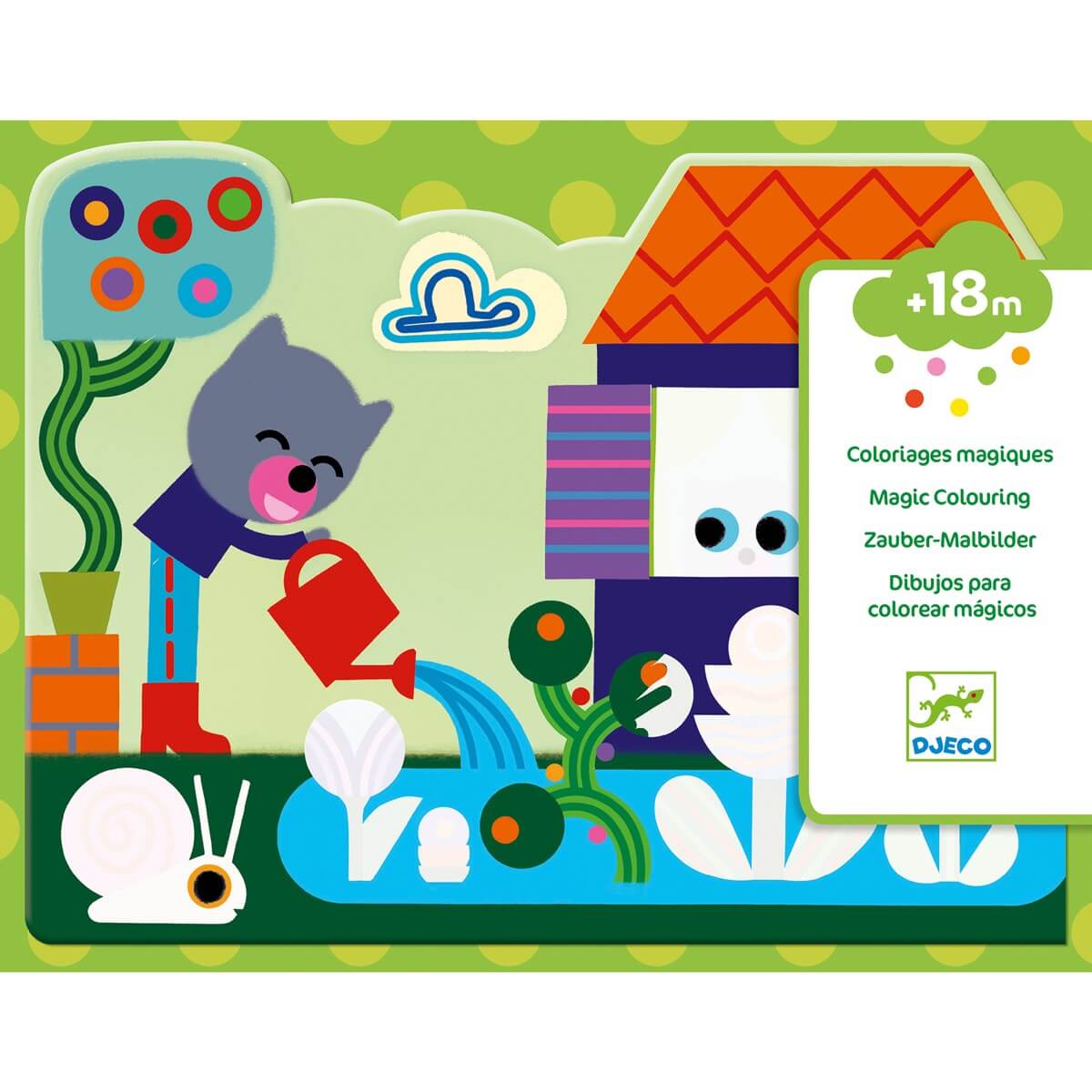 Coloriage à l'eau - Caché dans le jardin - Art & bricolage by Djeco