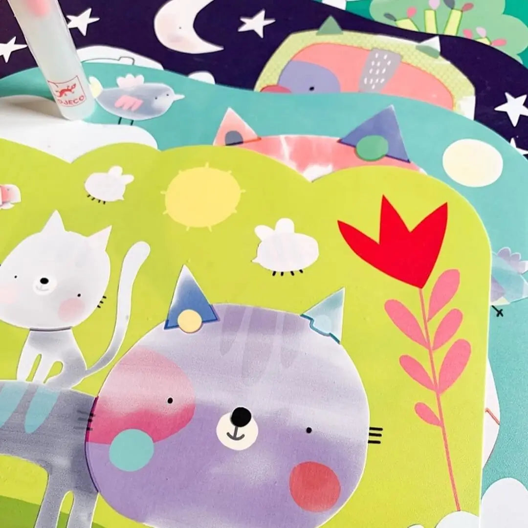 Coloriage magique à l'eau - Dans les bois - Art & bricolage by Djeco