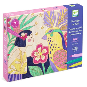 Coloriage sur bois Sweet Girls - Art & bricolage by Djeco