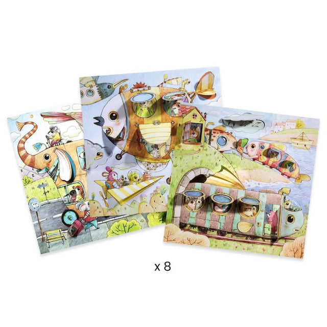 Coloriages surprises - Le voyage de Malo - Art & bricolage by Djeco