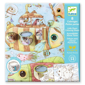 Coloriages surprises - Le voyage de Malo - Art & bricolage by Djeco
