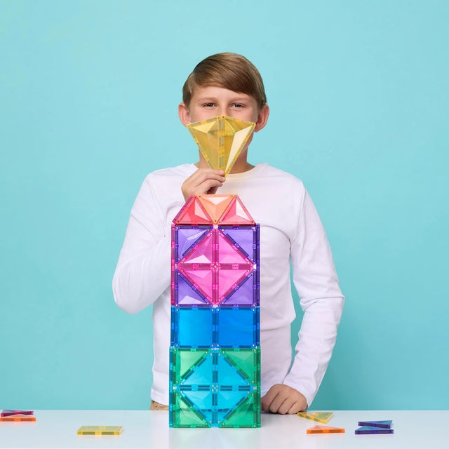 Tuiles magnétiques Bright Mega Pack (202 pcs) - Jeux de construction by Connetix