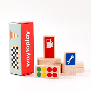 Road Blocks - Race Signs (8 pcs)