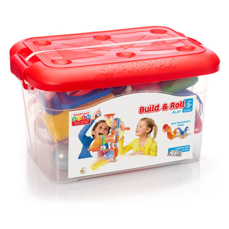 Construction magnétique Build & Roll (44 pcs)-Jeux de construction-SmartMax-Comme des Pirates