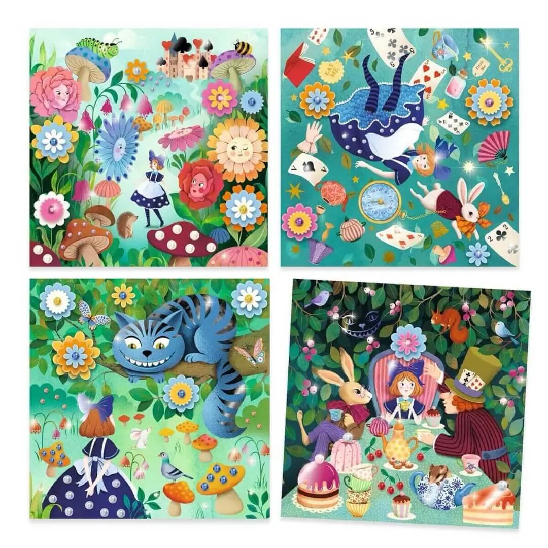 Contes à décorer - Au pays des merveilles - Art & bricolage by Djeco