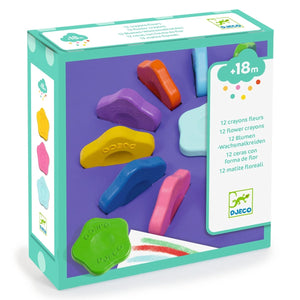 Crayons Fleurs en cire pour tout-petits - Art & bricolage by Djeco