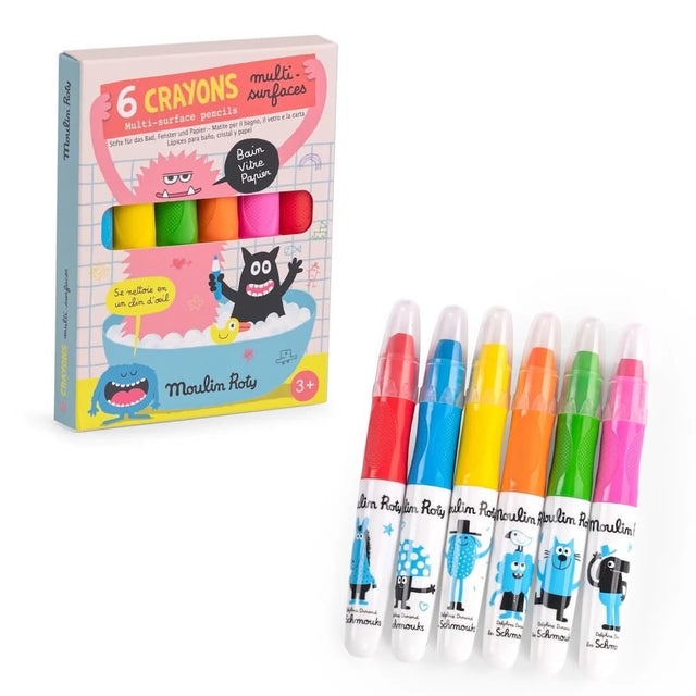 Crayons multi-surfaces (6) - Art & bricolage by Moulin Roty
