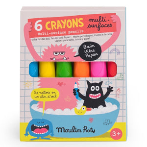 Crayons multi-surfaces (6) - Art & bricolage by Moulin Roty