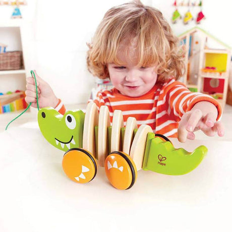 Crocodile à promener-Hape-Comme des Pirates