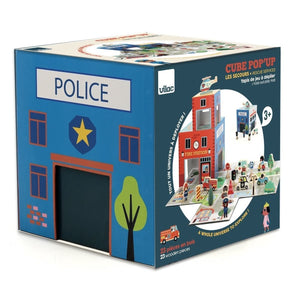 Pop-up rescue playset