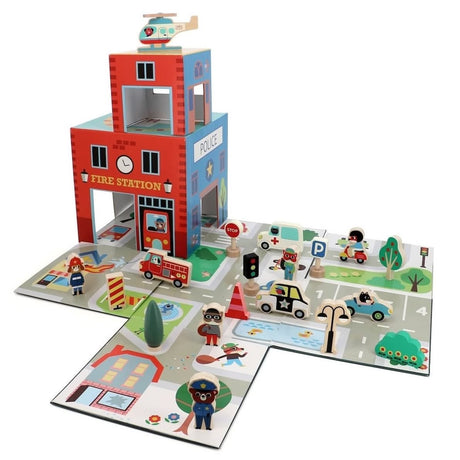 Cube Pop-up Les secours - Ensembles de jeu by Vilac