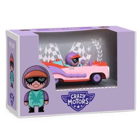 Décapotable Crazy Motors - Pink Lady - Véhicules de jeu by Djeco