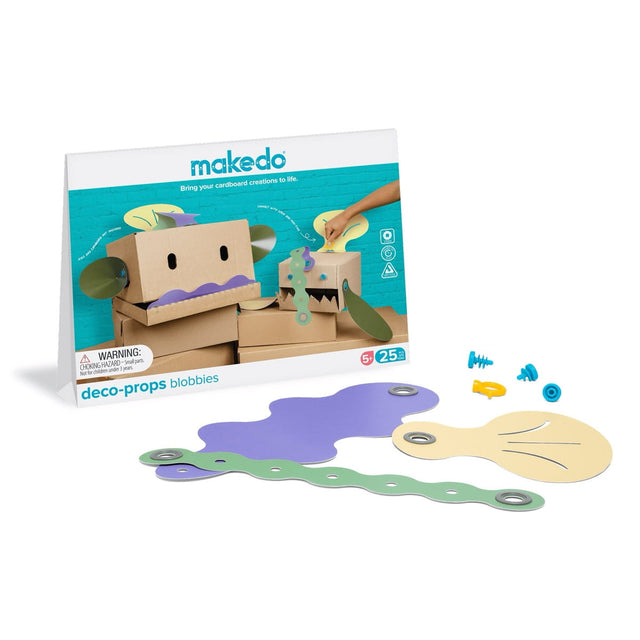 Deco-Props Blobbies pour carton - Art & bricolage by Makedo
