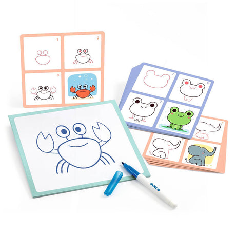 Dessiner Step by Step - Babies & Co - Jeux éducatifs by Djeco