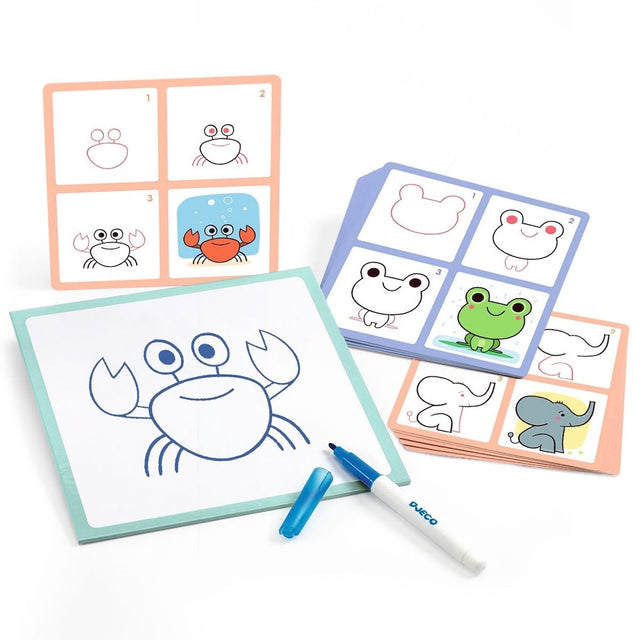 Dessiner Step by Step - Babies & Co - Jeux éducatifs by Djeco