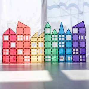 Mega Pack de tuiles magnétiques Arc-en-ciel (212 pcs) - Jeux de construction by Connetix