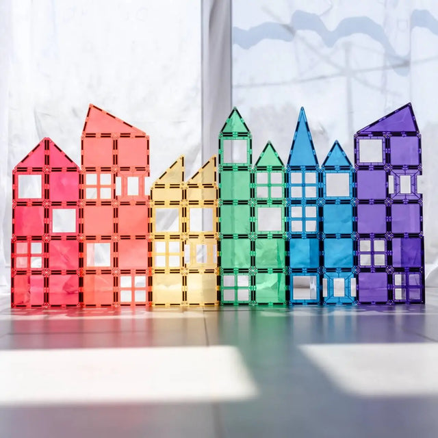 Mega Pack de tuiles magnétiques Arc-en-ciel (212 pcs) - Jeux de construction by Connetix