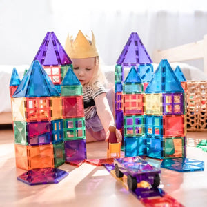 Mega Pack de tuiles magnétiques Arc-en-ciel (212 pcs) - Jeux de construction by Connetix