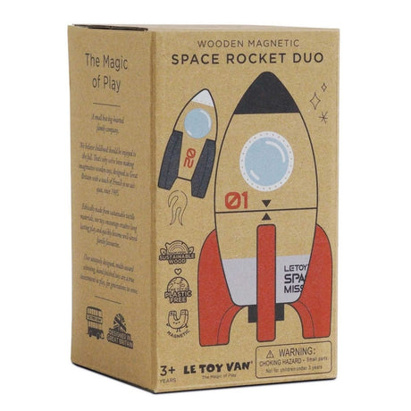 Duo de fusées spatiales magnétiques - Véhicules de jeu by Le Toy Van