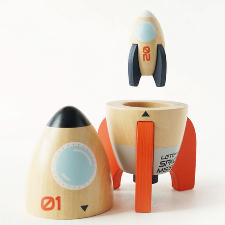 Duo de fusées spatiales magnétiques - Véhicules de jeu by Le Toy Van