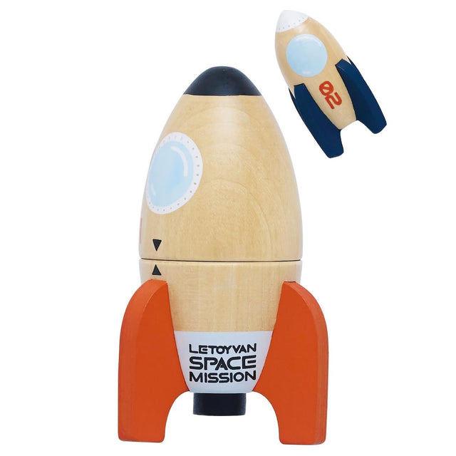 Duo de fusées spatiales magnétiques - Véhicules de jeu by Le Toy Van