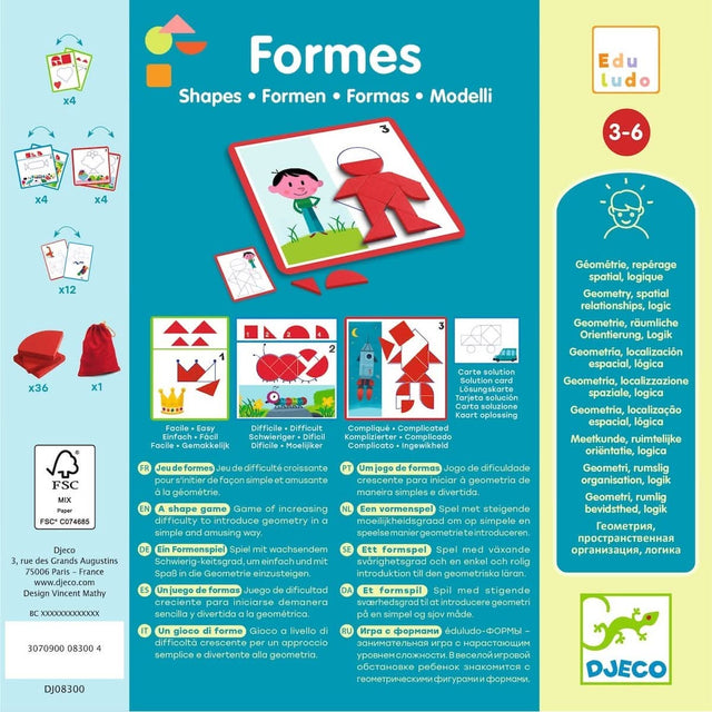 Eduludo - J'apprends les formes - Jeux éducatifs by Djeco