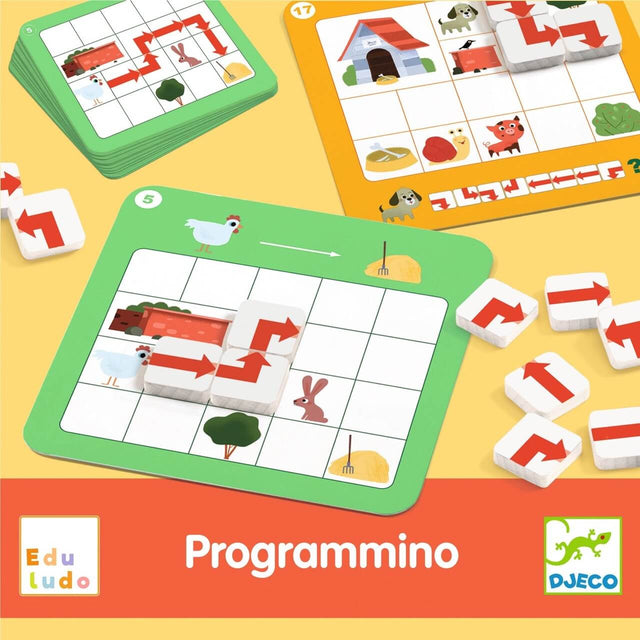 Eduludo - Jeu de répérage spatial Programmino-Jeux éducatifs-Djeco-Comme des Pirates