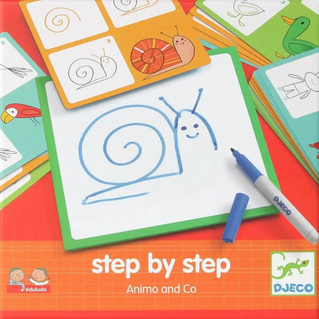 Eduludo - Step by step Animo - Jeux éducatifs by Djeco