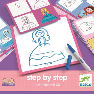 Eduludo - Step by step Josephine-Jeux éducatifs-Djeco-Comme des Pirates