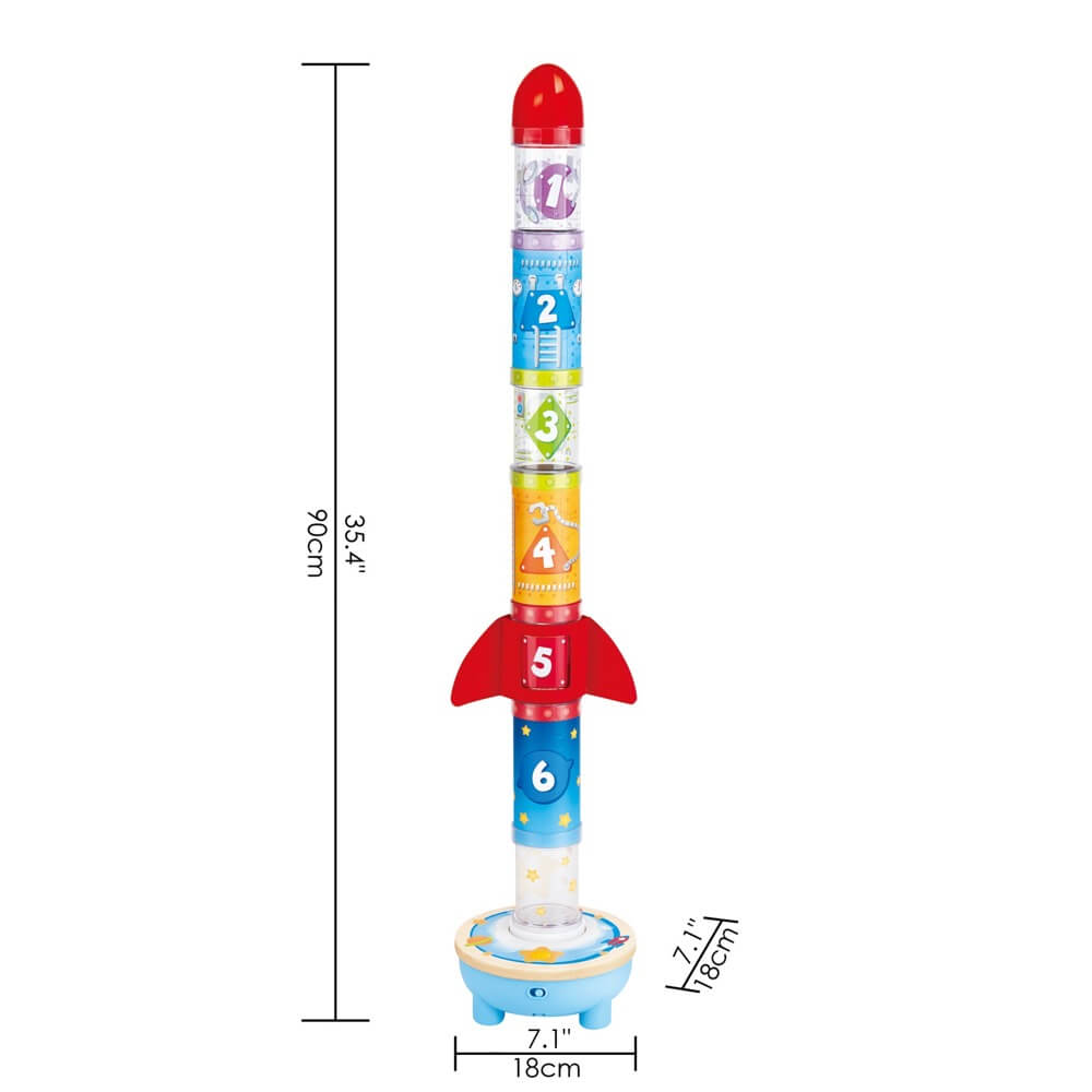 Empileur à air Rocket Ball-Hape-Comme des Pirates