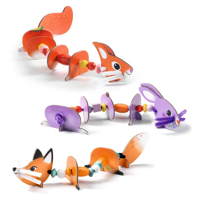Enfilage Animaux mignons - Art & bricolage by Djeco