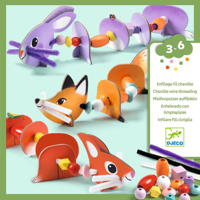 Enfilage Animaux mignons - Art & bricolage by Djeco