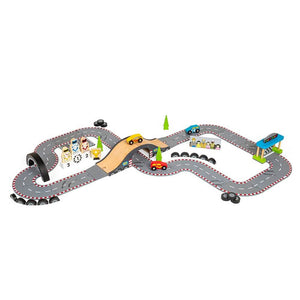 Ensemble de piste de course Roadway-Ensembles de jeu-BigJigs-Comme des Pirates