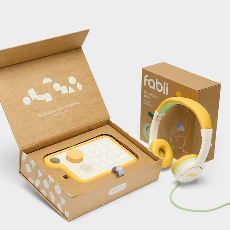 Ensemble Fabli: Lecteur audio + Casque d'écoute - Jeux éducatifs by Fabli