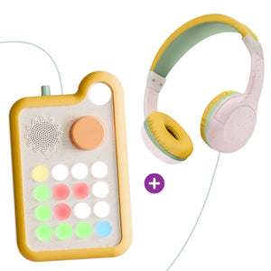 Ensemble Fabli: Lecteur audio + Casque d'écoute - Jeux éducatifs by Fabli