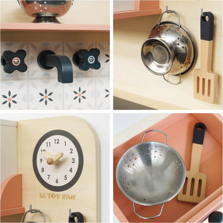 Ensemble Grande cuisine familiale + Réfrigérateur rétro - Jouets d'imitation by Le Toy Van