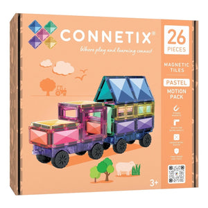 Ensemble magnétique Véhicules Motion Pastel (26 pcs) - Jeux de construction by Connetix