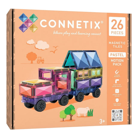 Ensemble magnétique Véhicules Motion Pastel (26 pcs) - Jeux de construction by Connetix