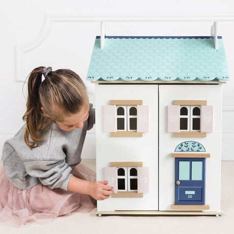 Ensemble Maison Bluebelle meublée + famille de poupées - Ensembles de jeu by Le Toy Van