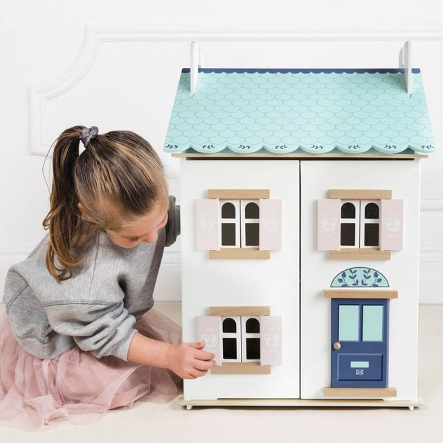 Ensemble Maison Bluebelle meublée + famille de poupées - Ensembles de jeu by Le Toy Van