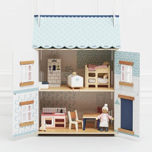 Ensemble Maison Bluebelle meublée + famille de poupées - Ensembles de jeu by Le Toy Van