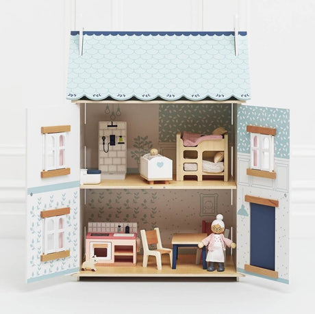 Ensemble Maison Bluebelle meublée + famille de poupées - Ensembles de jeu by Le Toy Van