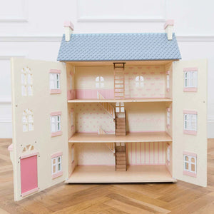 Ensemble maison Cherry Tree Hall meublée + famille de poupées - Maisons de poupée by Le Toy Van