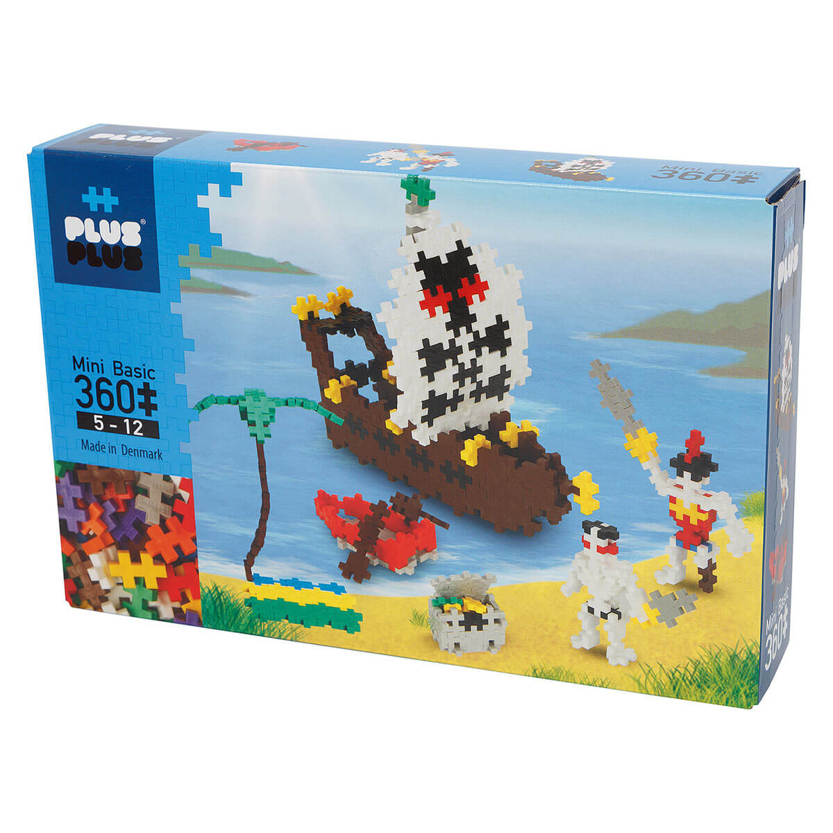 Ensemble MINI Basic Pirates (360 pcs)-Jeux de construction-Plus-Plus-Comme des Pirates