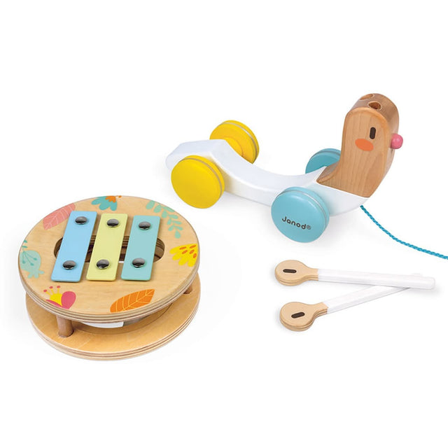 Escargot xylophone Pure à promener - Jouets à tirer / pousser by Janod