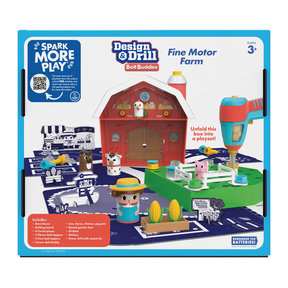 Ferme de motricité fine Bolt Buddies-Jeux d'assemblage-Educational Insights-Comme des Pirates