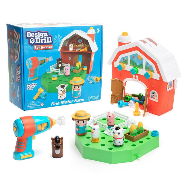 Ferme de motricité fine Bolt Buddies-Jeux d'assemblage-Educational Insights-Comme des Pirates