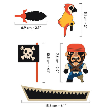 Figurine pirate Billy Cannot - Figurines by Djeco